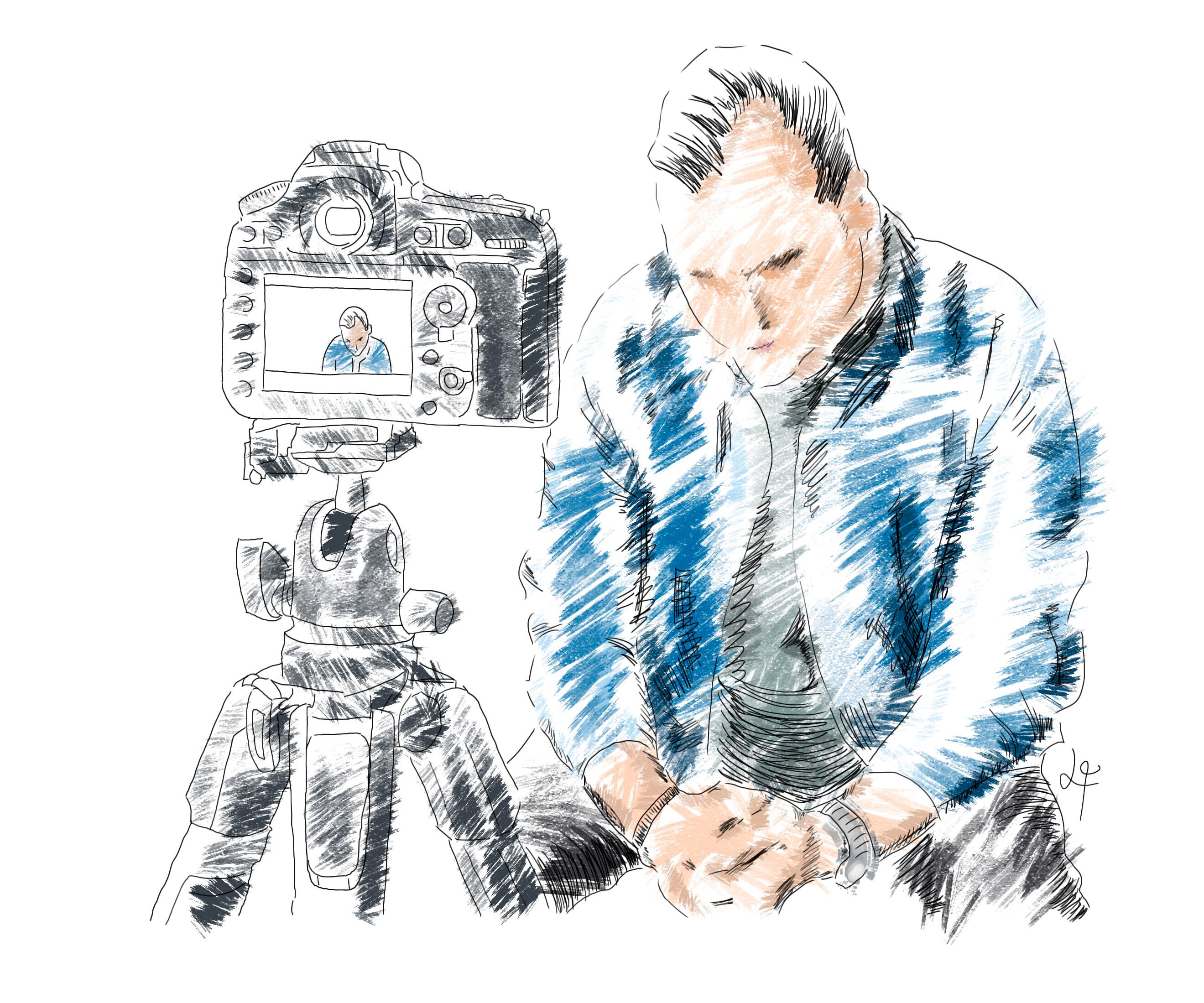 Ilustración para Novelón. Ilustración Luis Felipe Quesada.