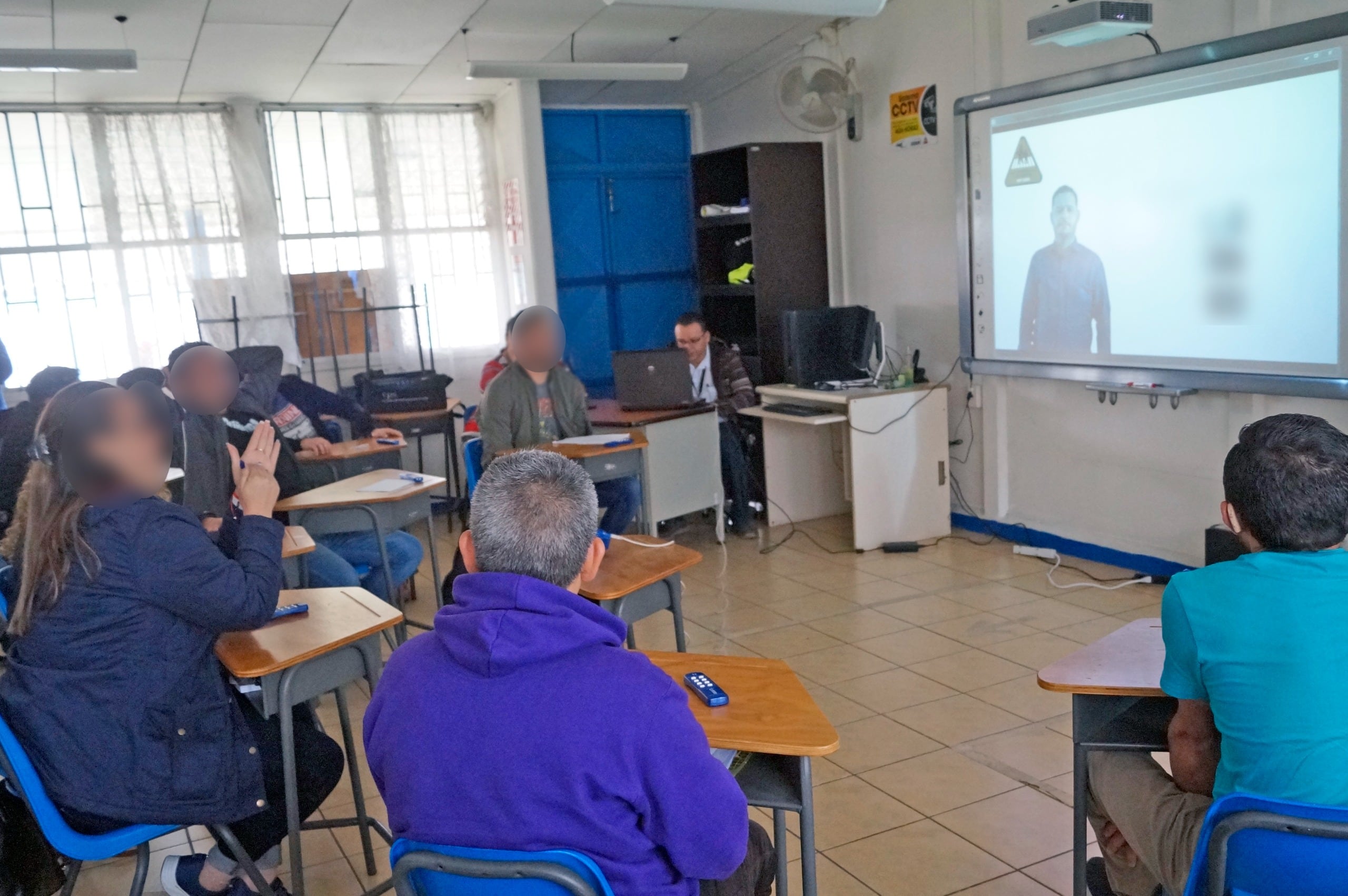 Se habilitó un curso para la prueba teórica  en agosto, dirigida a personas sordas.