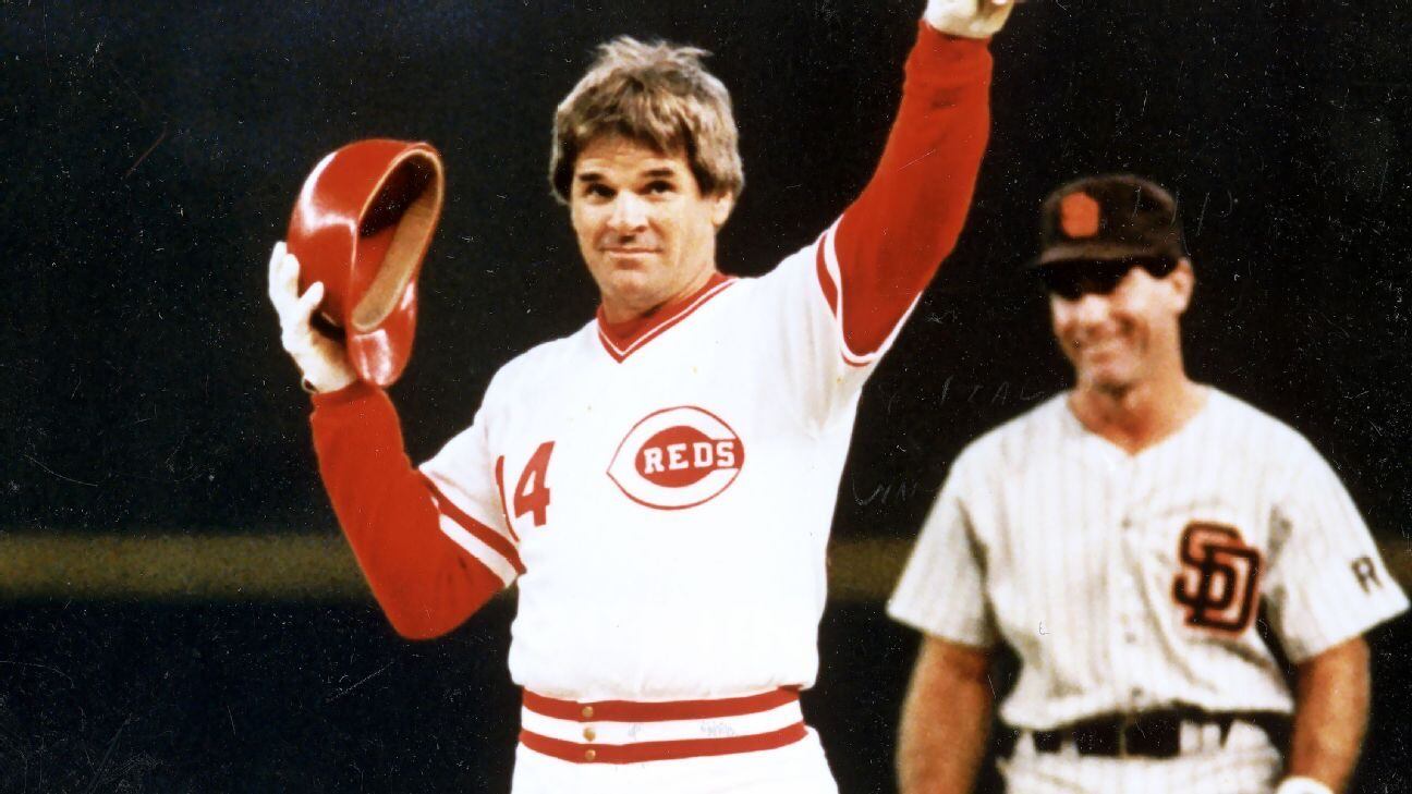 Pete Rose falleció a los 83 años. Foto: X @EitanBenezra.