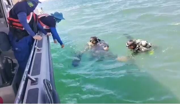 Papás piden ayuda para encontrar cuerpo de su hijo ahogado en playa Minas. Foto cortesía Guana Noticias.