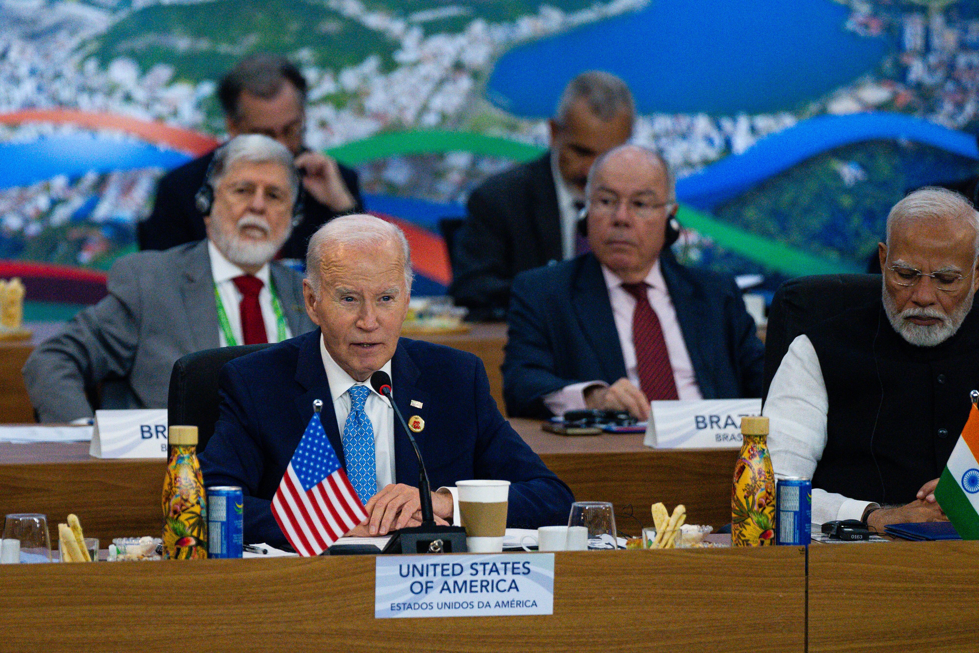 En la cumbre del G20, el presidente de EE. UU., Joe Biden, hizo un llamado a la unidad de los países para enfrentar las amenazas globales, como la invasión rusa en Ucrania.