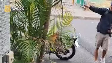 Video: dueño sorprendió a hombre intentando llevarse su moto y recibió una insólita excusa