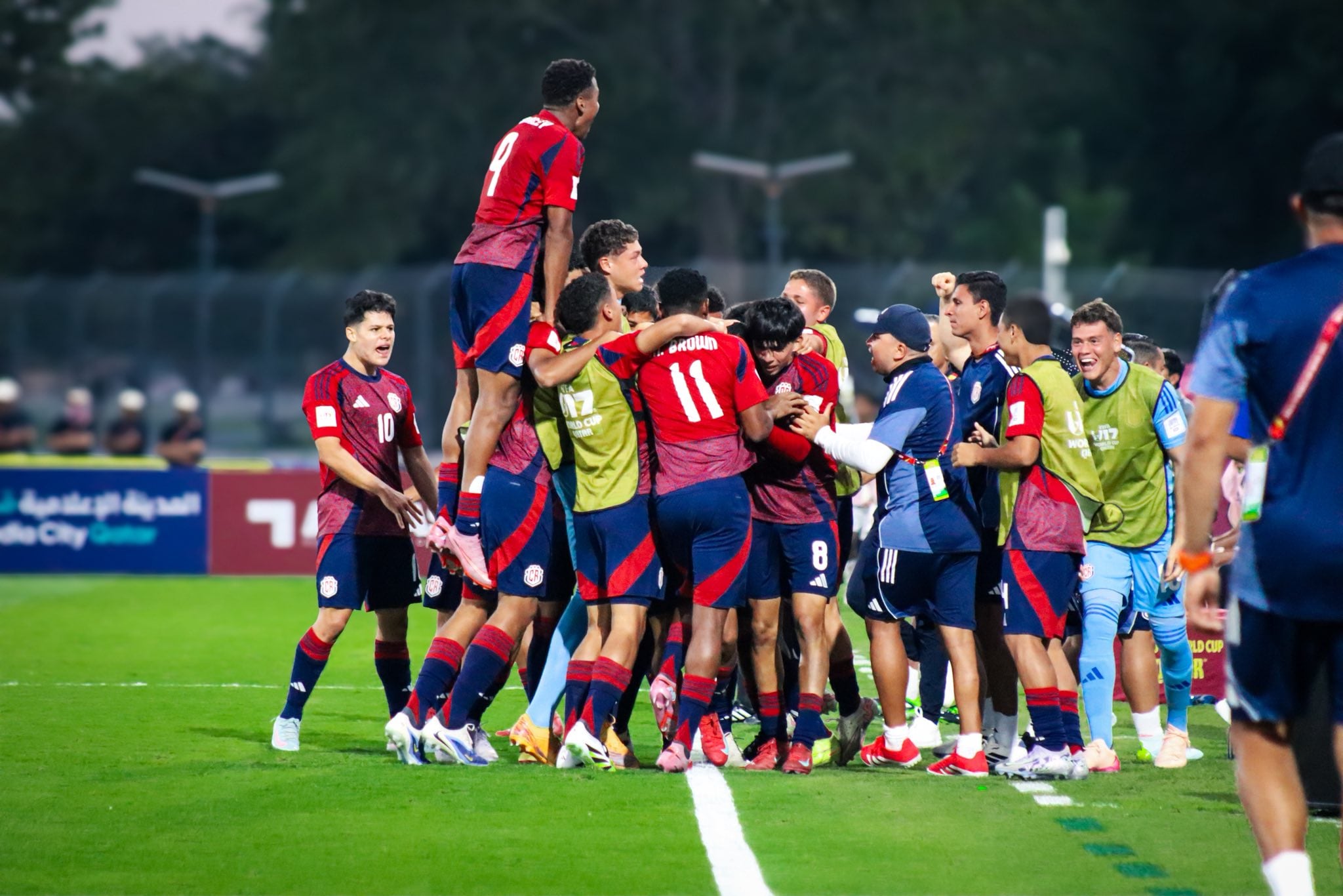 Costa Rica vs Emiratos Árabes Unidos, Mundial Sub-17.