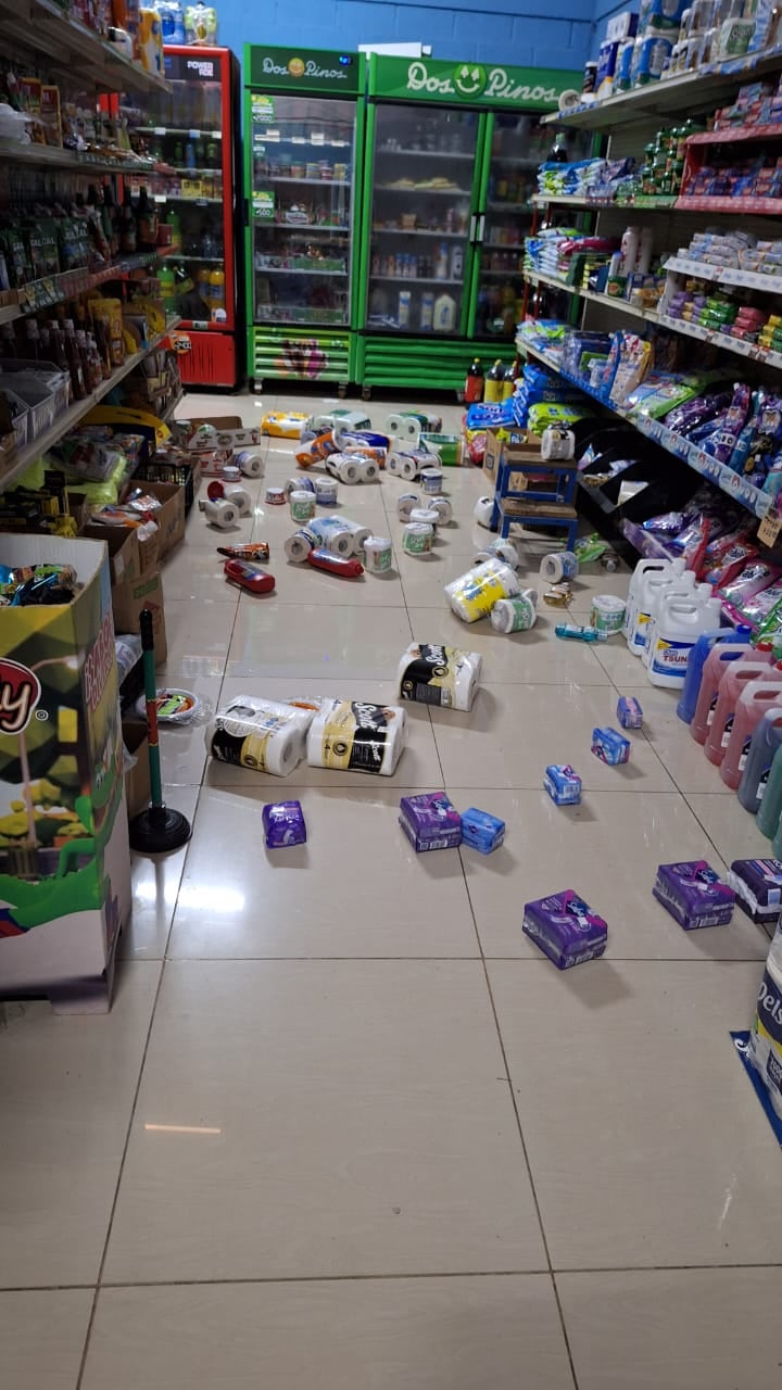 Temblor en Quepos