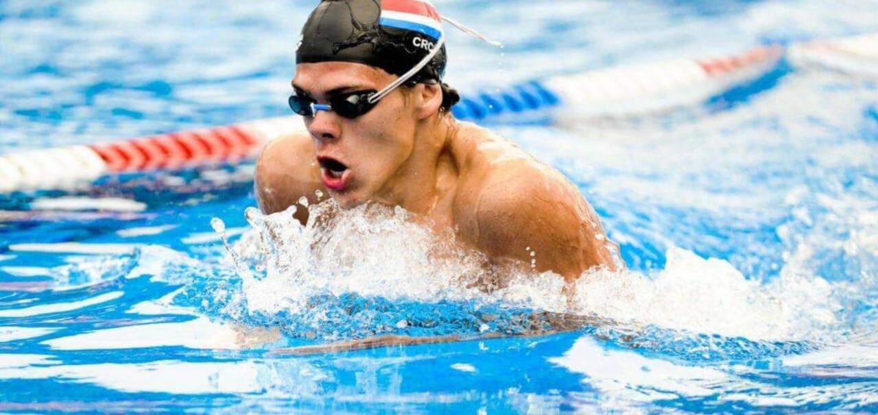 Arnoldo Herrera, nadador de los 200 metros pecho. Cortesía.