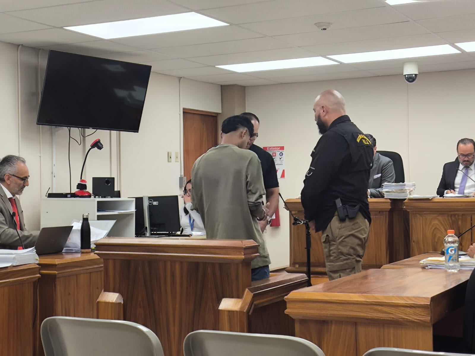 Jeremy Buzano Paisano decidió declarar en el juicio en su contra. Foto: Adrián Galeano