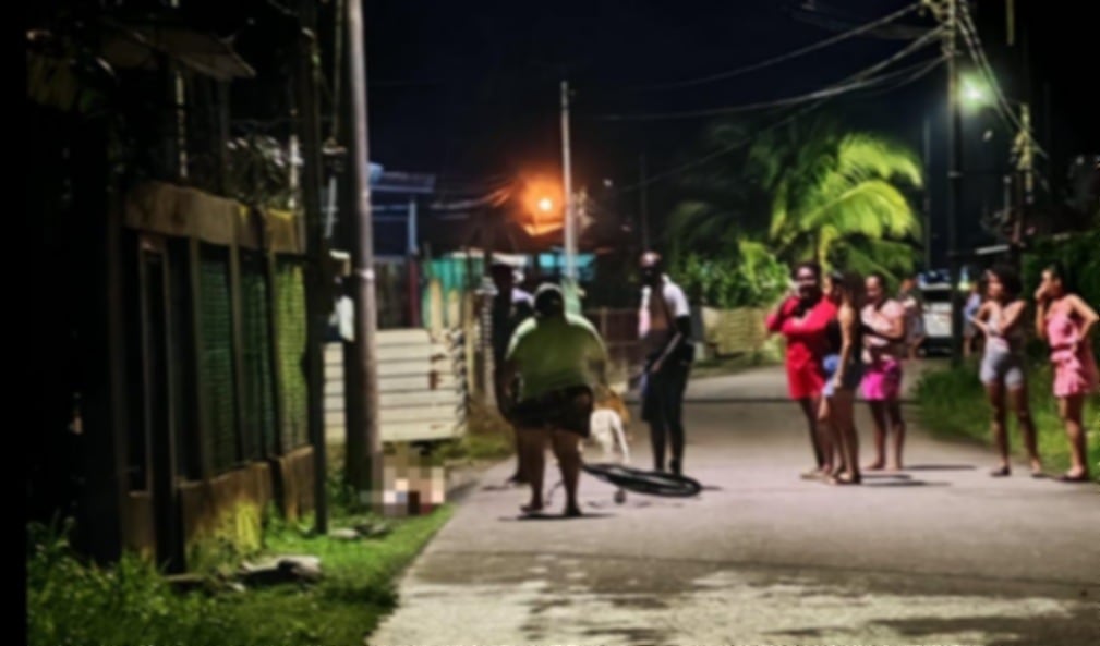 Los vecinos quedaron aterrorizados tras el violento ataque. Foto Noticias Limón.