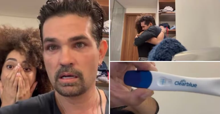 Actor mexicano Ferdinando Valencia y la actriz y modelo tica Brenda Kellerman