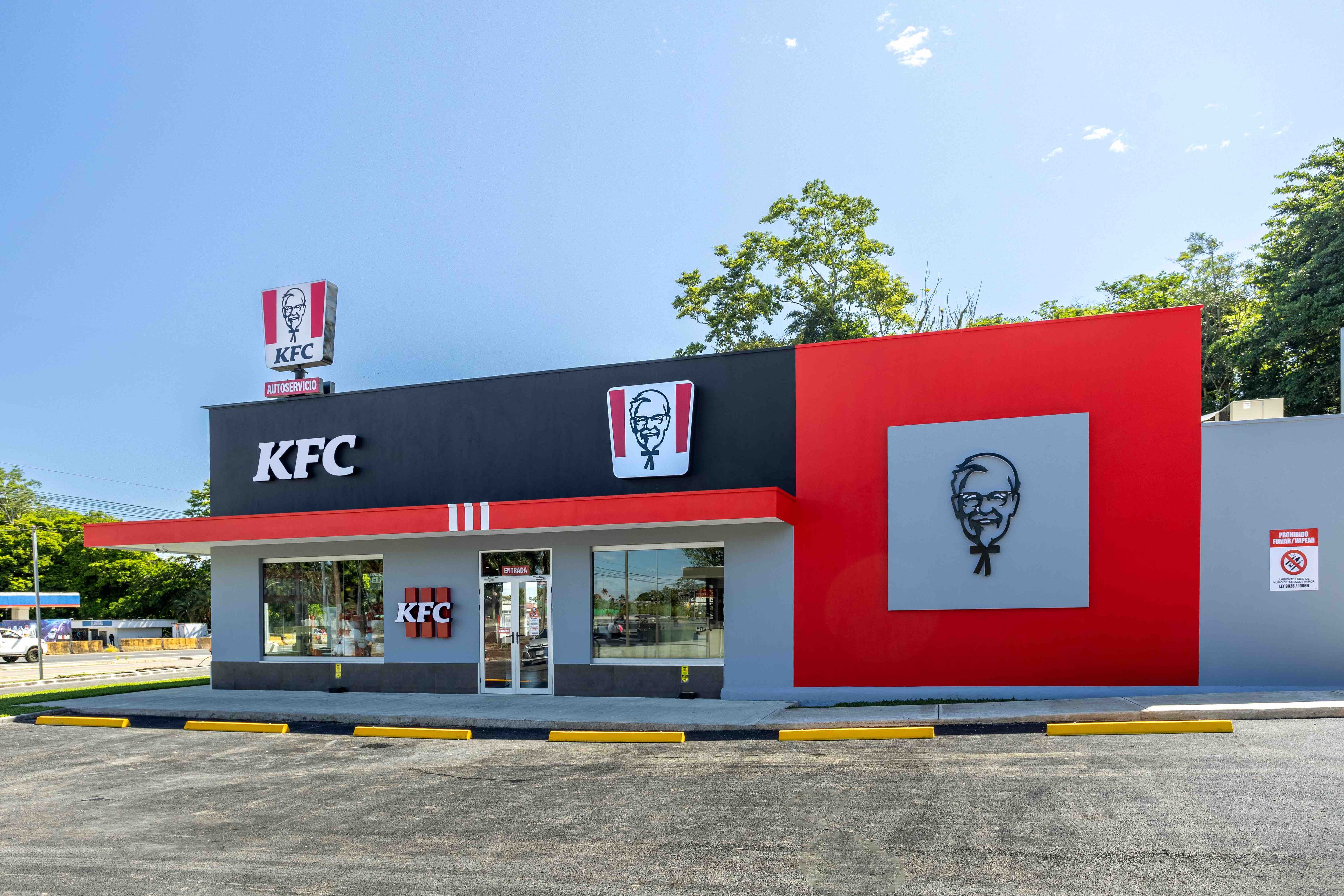 KFC apertura en Guápiles
