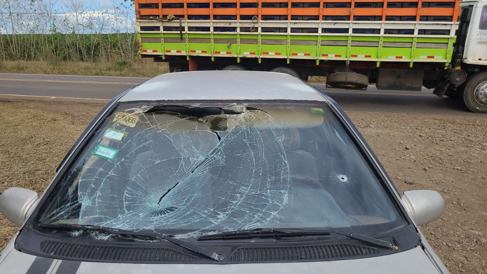 Joiner Ulate, oficial de tránsito atropellado por conductor en Los Chiles. Foto cortesía.