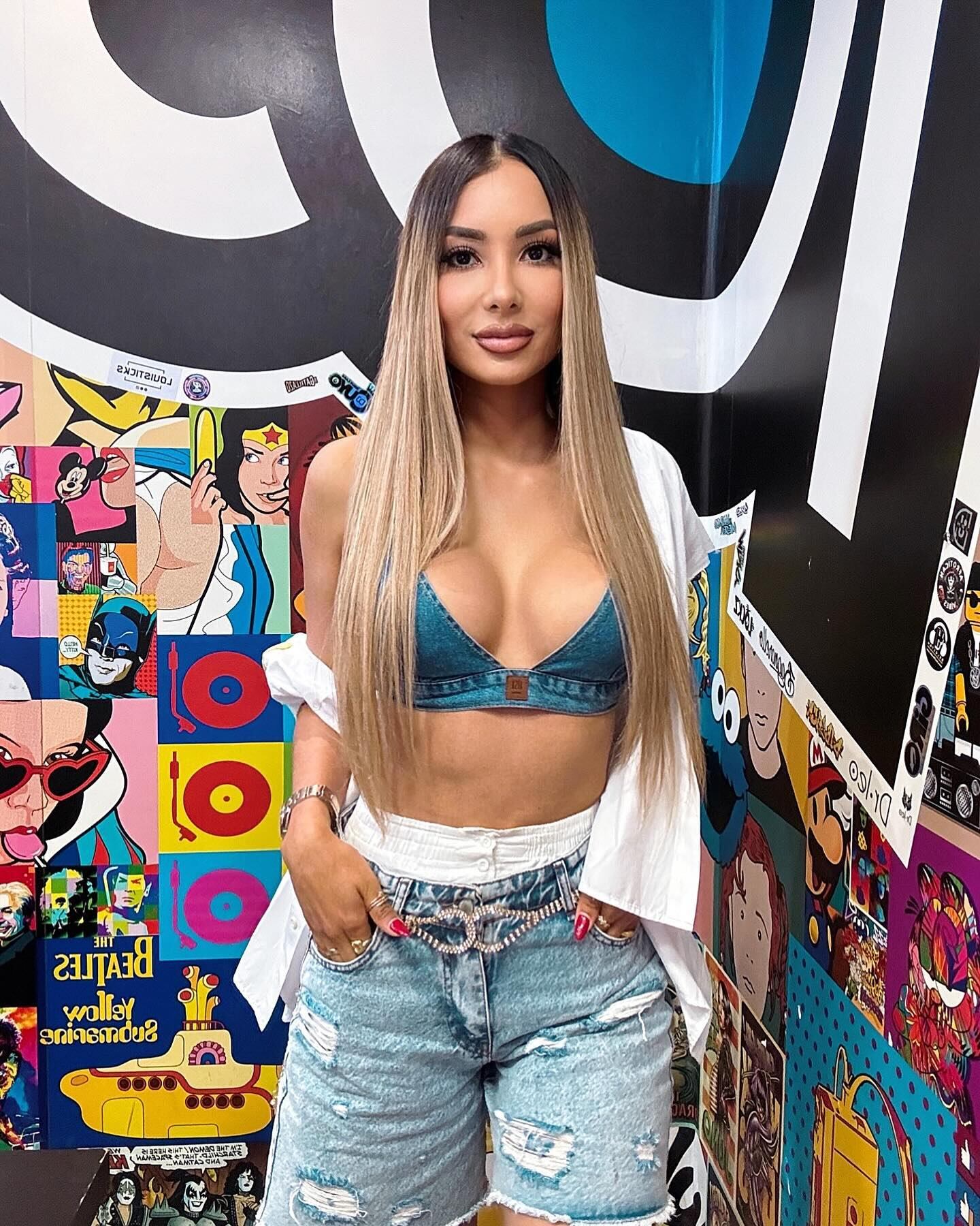 Elena Correa, cantante y modelo.