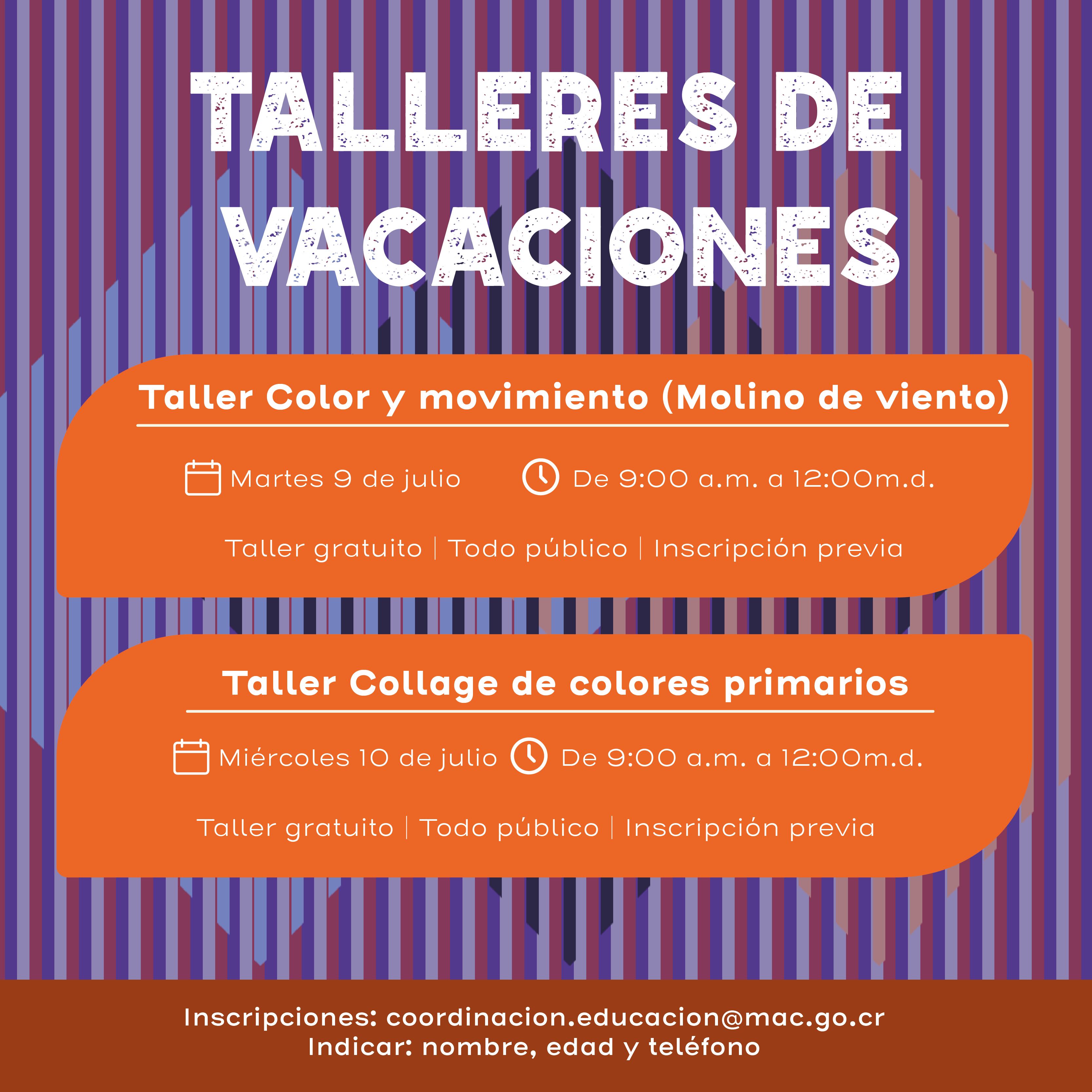 Los cursos están abiertos para todo público.