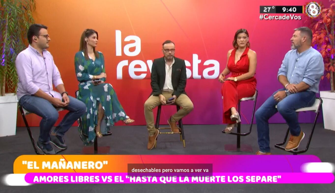 Rolando Fonseca estuvo de invitado en el programa La Revista de canal 8.