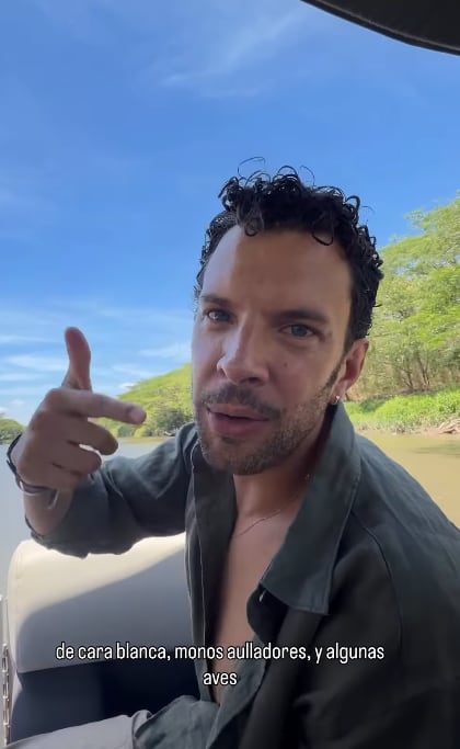 El actor colombiano Raúl Ocampo quedó maravillado con su visita a Costa Rica