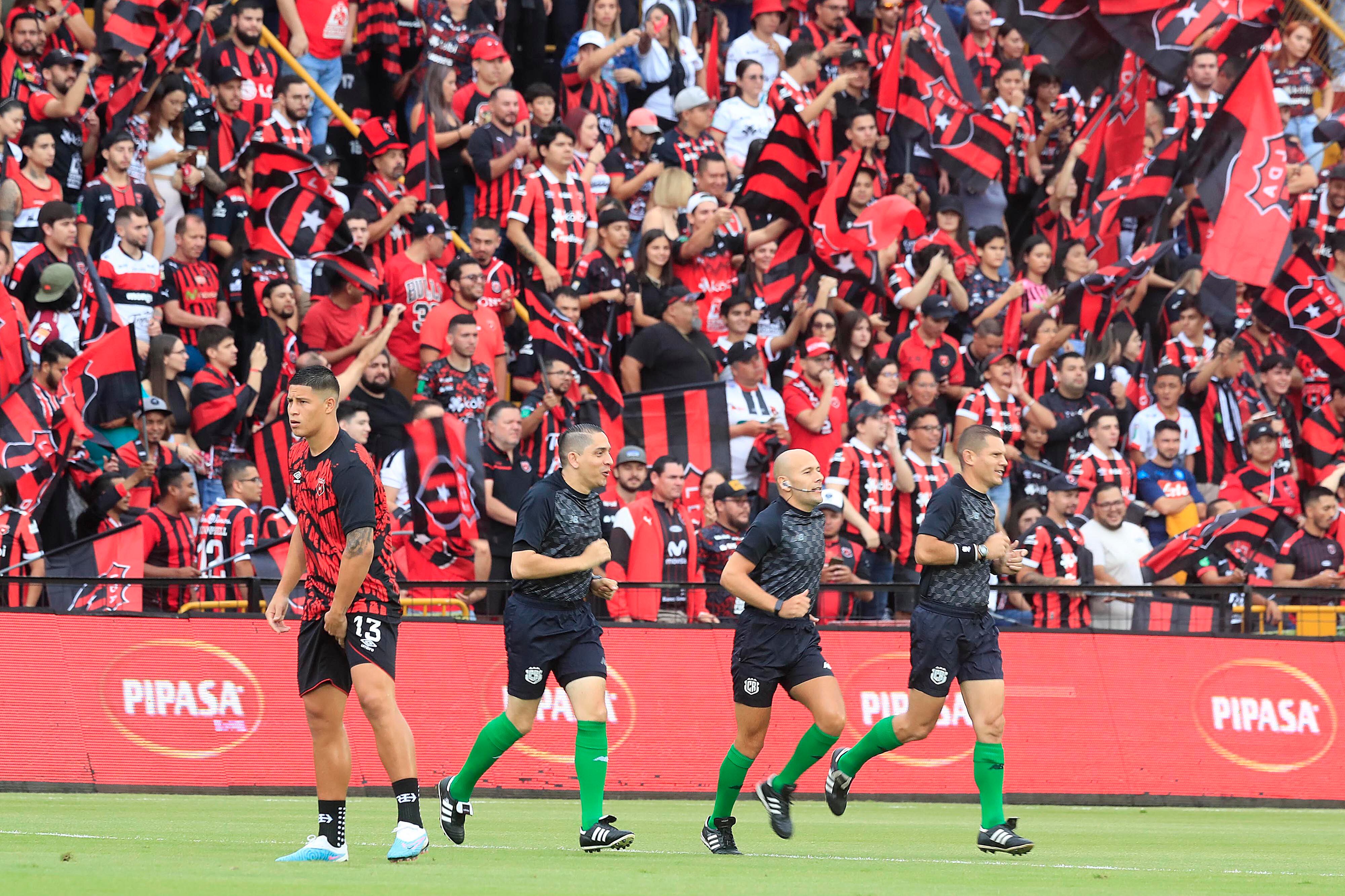 03/09/2023 Estadio Morera Soto, Alajuela. En nueva edición del clásico, la Liga Deportiva Alajuelense recibió al Deportivo Saprissa, en partido de la jornada 7, Torneo de Apertura, Liga Promérica 2023.