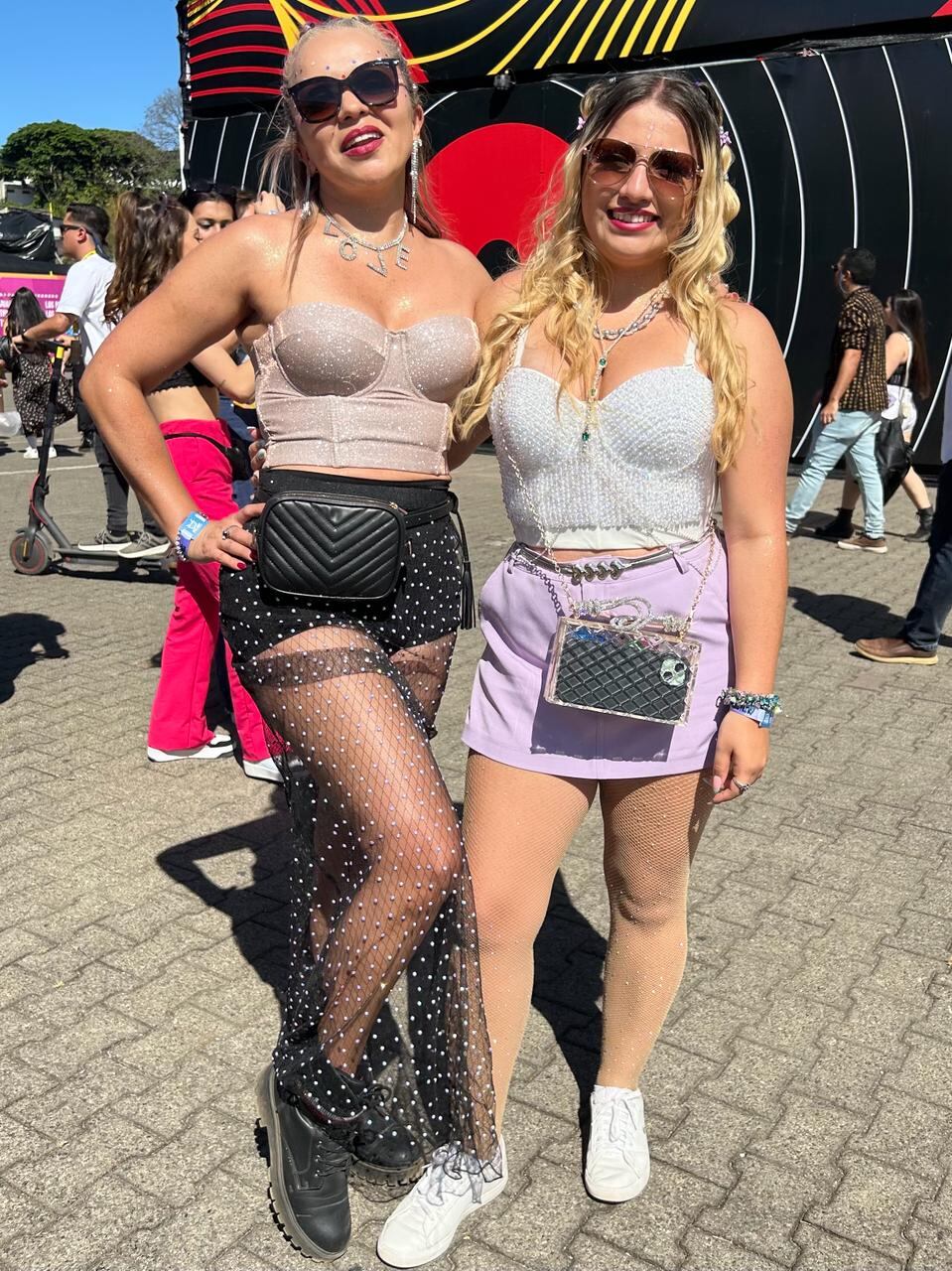 Evelyn Castillo y Sharon Alfaro en el Festival Picnic