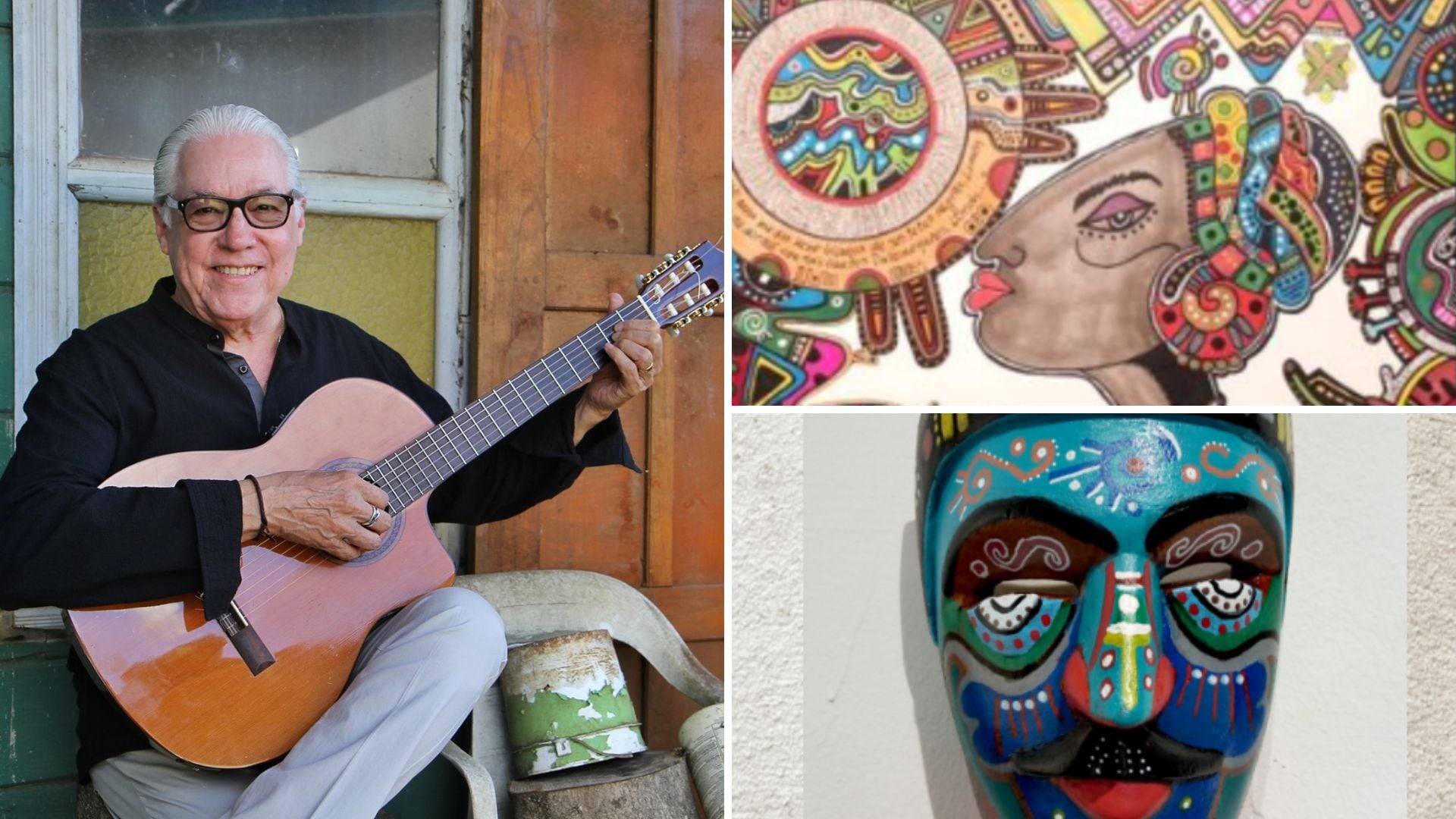 A sus 78 años, Luis Enrique Mejía Godoy exhibirá elementos de su identidad mesoamericana.