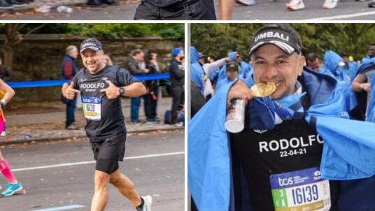 Rodolfo Villalobos, maratón de Nueva York