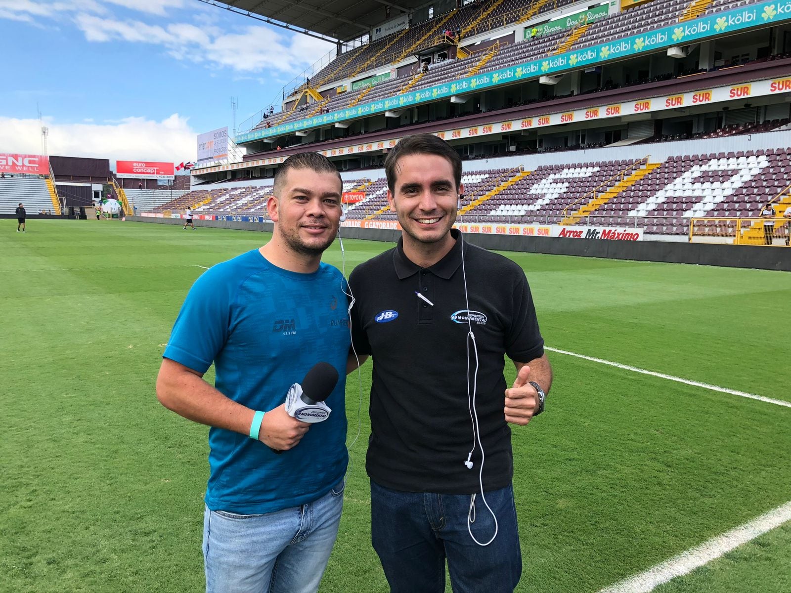 Daniel Martínez y Andrey Aguilar