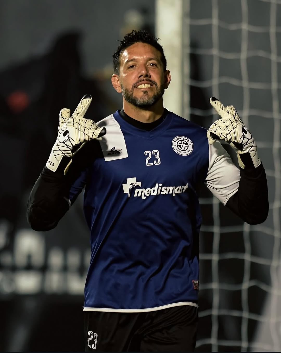 Leonel Moreira, portero del Sporting FC