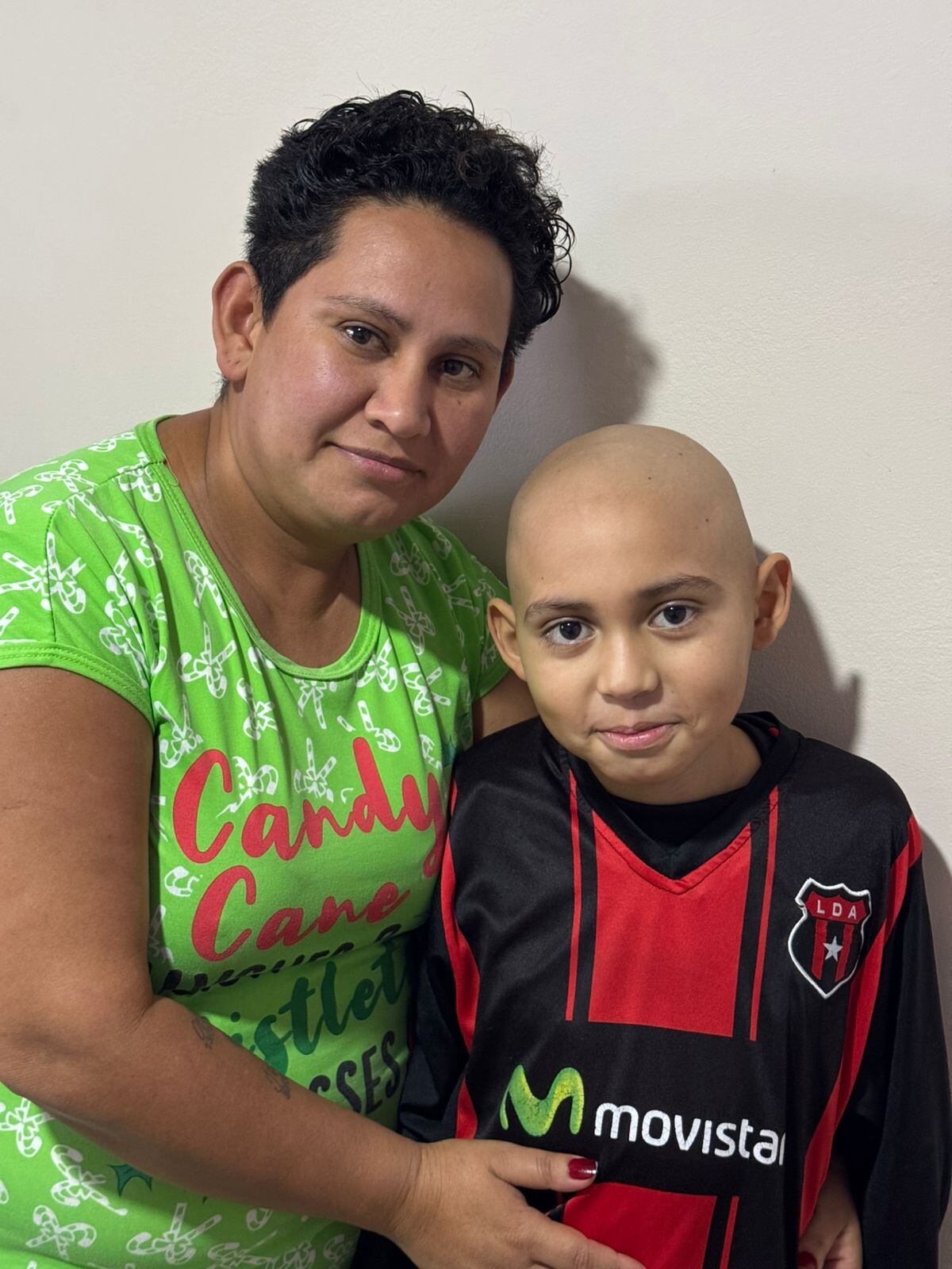 Jeison Navarro tiene 12 años, lucha contra la leucemia y uno de sus principales deseos es conocer a Celso Borges. Cortesía.