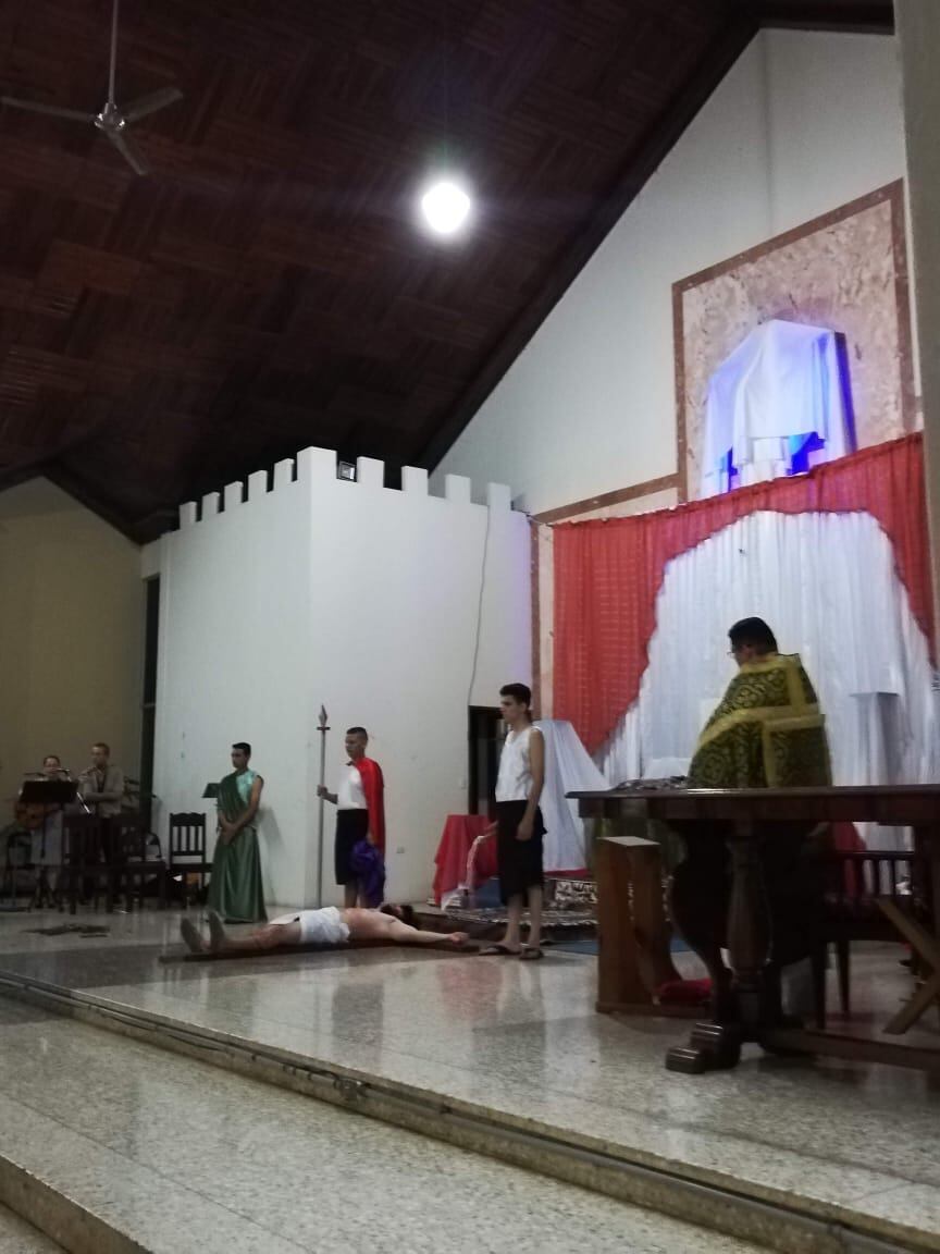 Mauricio Picado Roquet, de 37 años, iba a cumplir su quinto año consecutivo como Jesús.