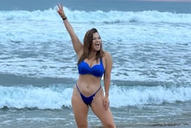 Gabriela Jiménez se escapó a Puerto Viejo para celebrar un día especial