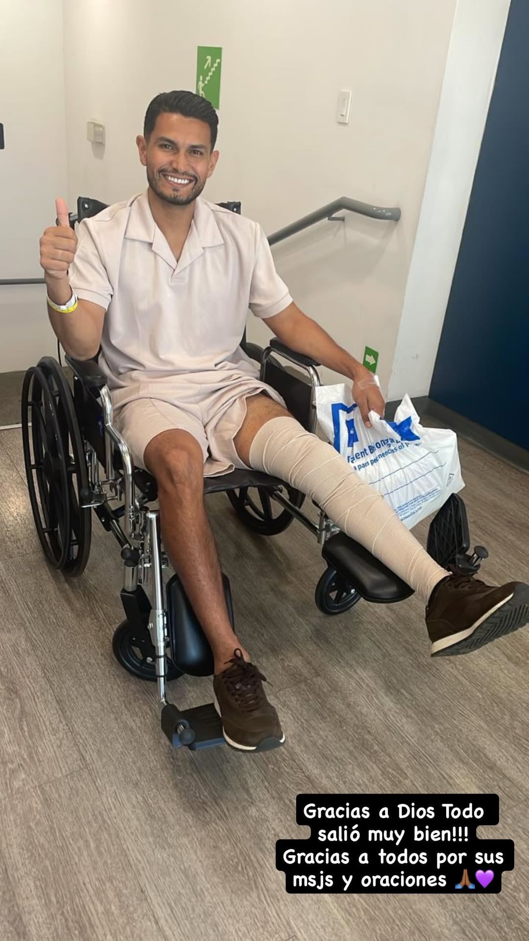 Deyver Vega pasó por el quirófano.