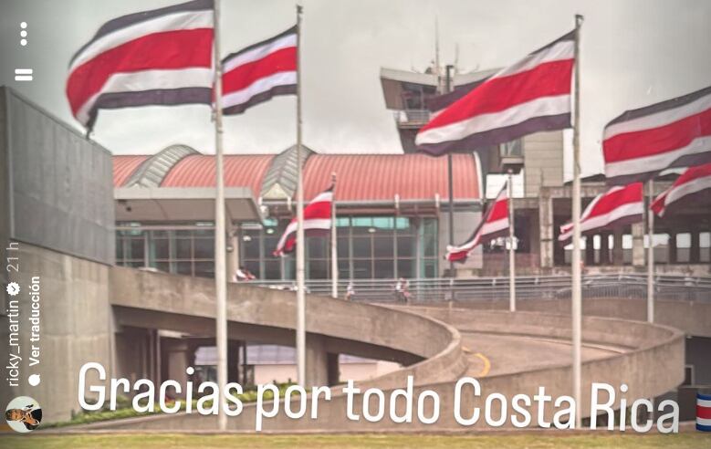 Ricky Martin se despidió así de Costa Rica tras su concierto del 31 de agosto 2'024