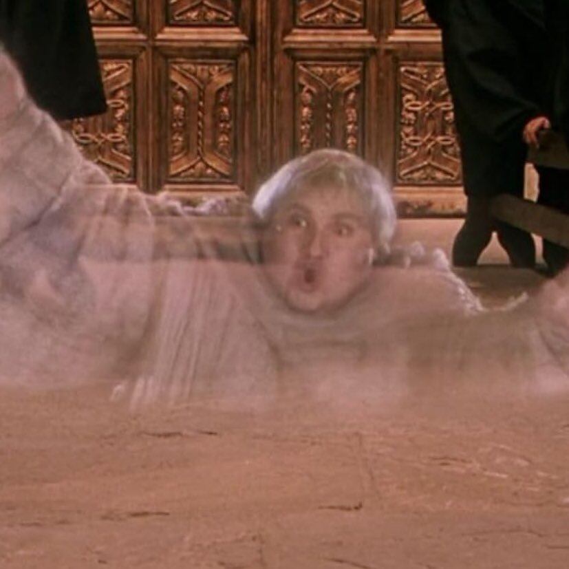 El actor Simon Fisher-Becker, que interpretó al Fraile Gordo en Harry Potter