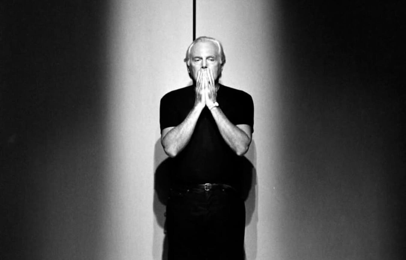 Imagen difundida por el Grupo Armani este 4 de setiembre del diseñador y fundador de la empresa Giorgio Armani al confirmar su deceso. Fotografía: