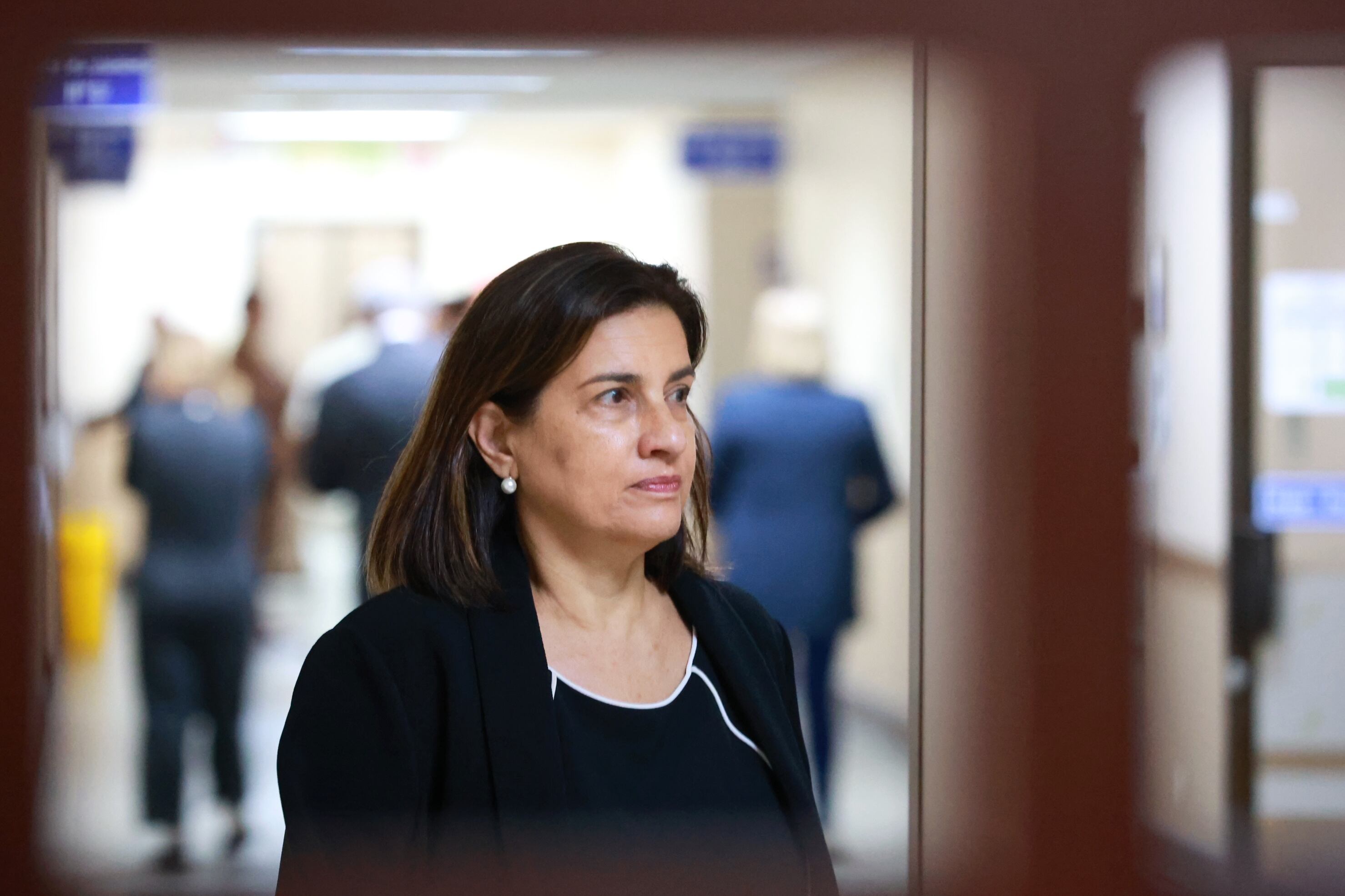 27/09/2024/ Marta Esquivel durante receso del Tercer día de audiencia / Foto John Durán