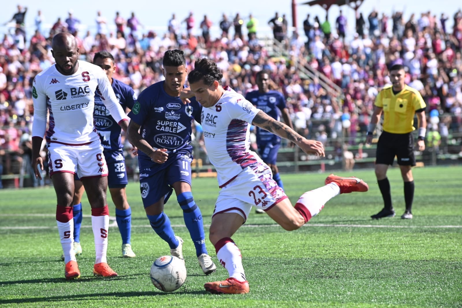 13/05/2024/ Juego entre Municipal Grecia vs Deportivo Saprissa / Foto Albert Marín