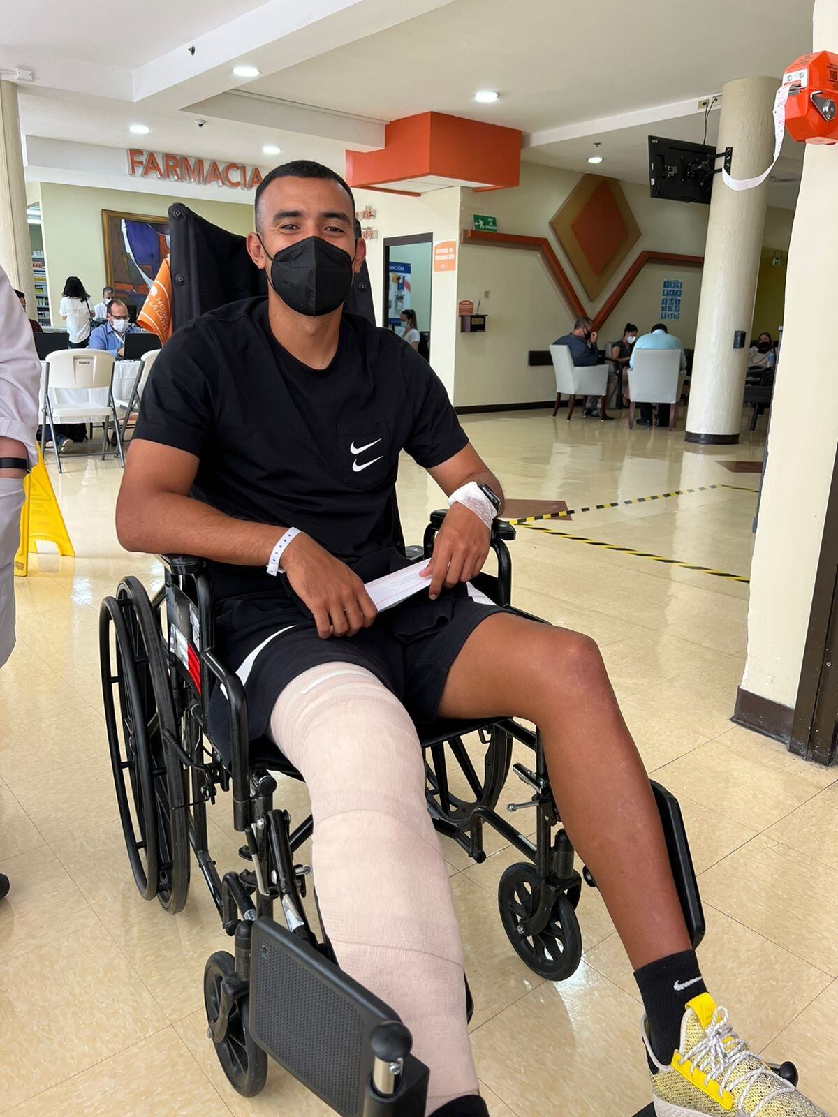 Osvaldo Rodríguez, jugador del Santos de Guápiles. Cortesía.
