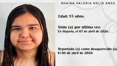 Misteriosa desaparición de estudiante de 15 años preocupa a su familia