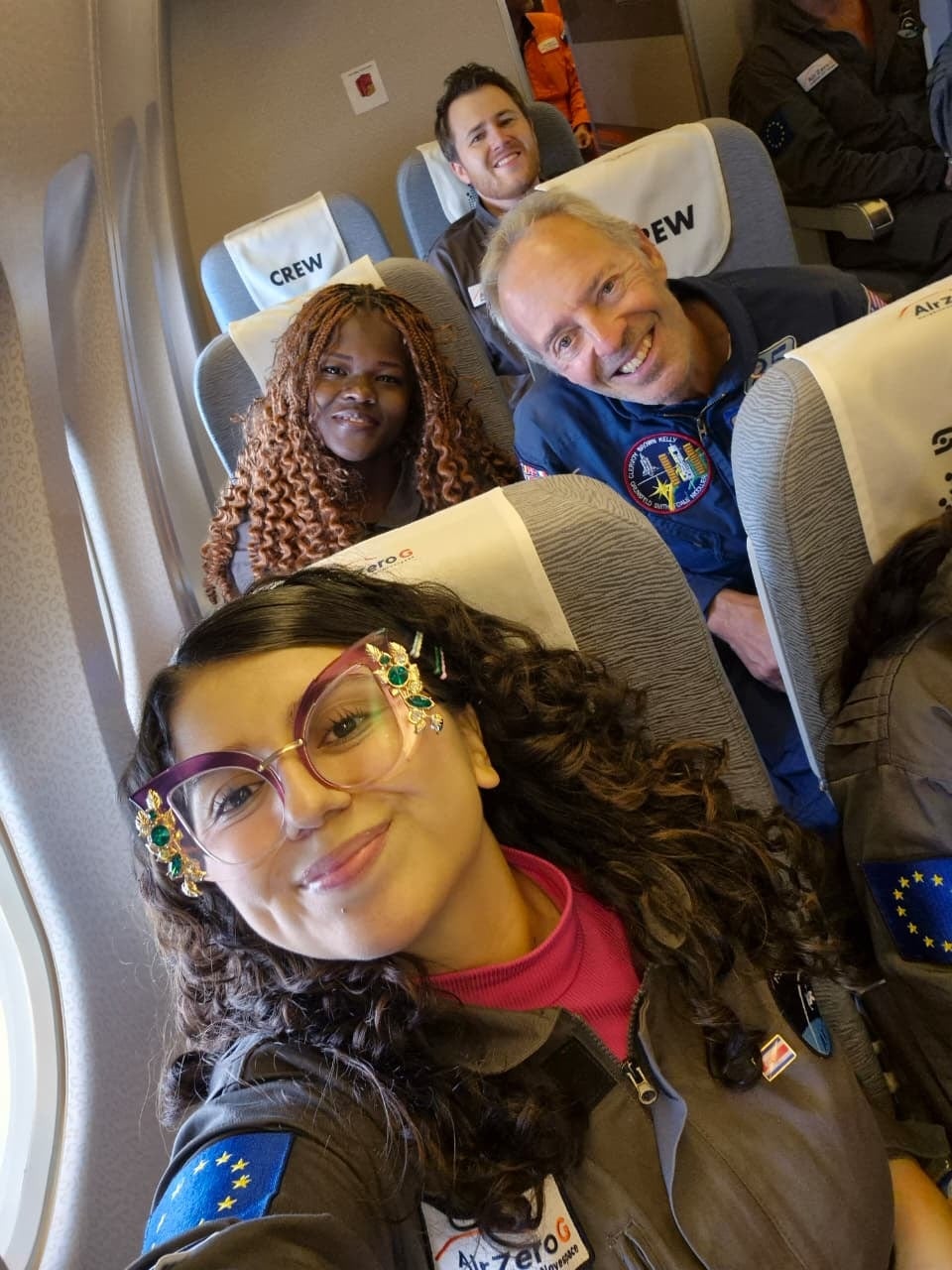 Fiorella Arias, ingeniera en Biotecnología graduada del TEC, llevó a gravedad cero, cultivos y el orgullo tico a un vuelo de práctica espacial con microgravedad en Francia