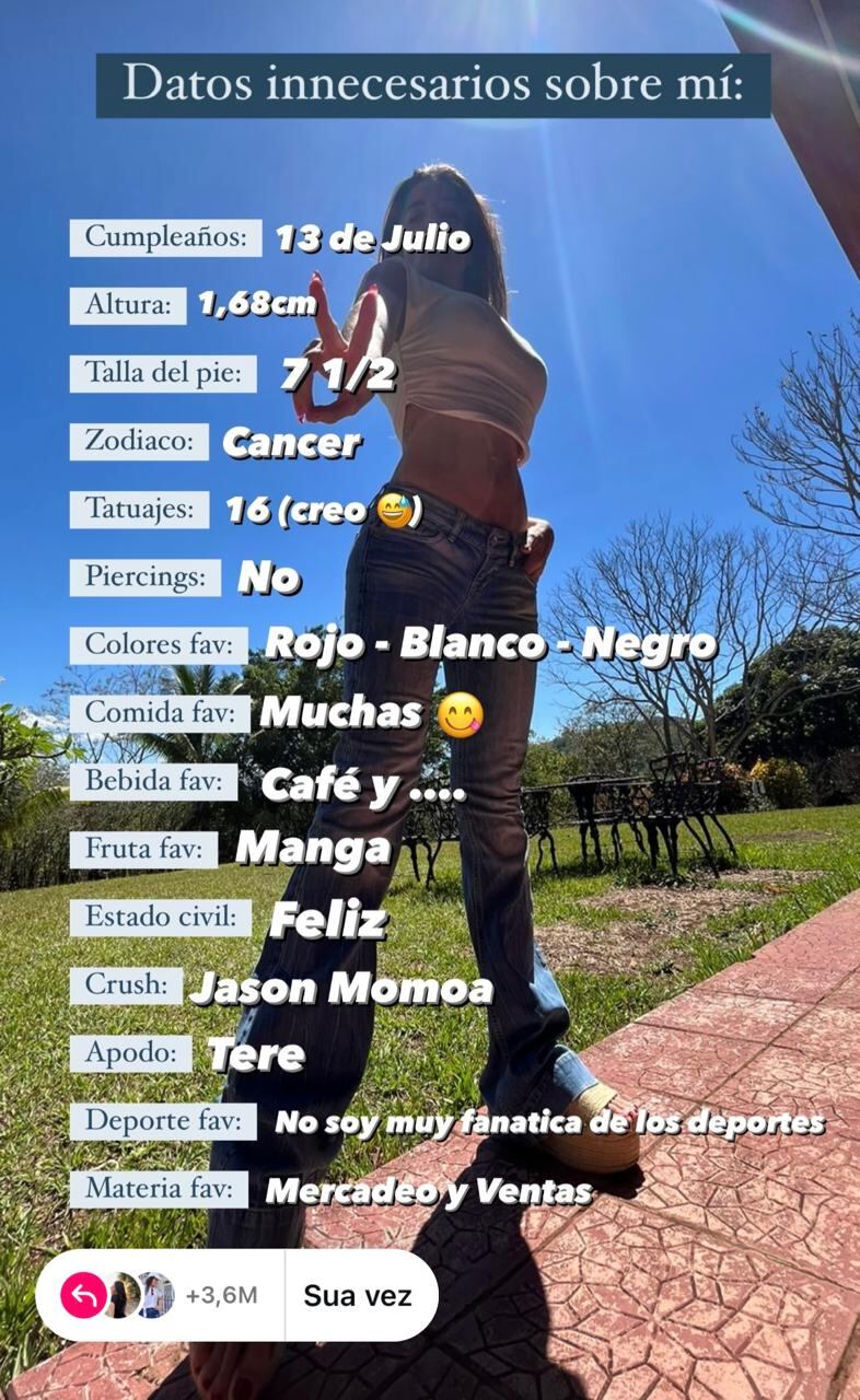 María Teresa Rodríguez
Teletica
canal 7
Miss Costa Rica