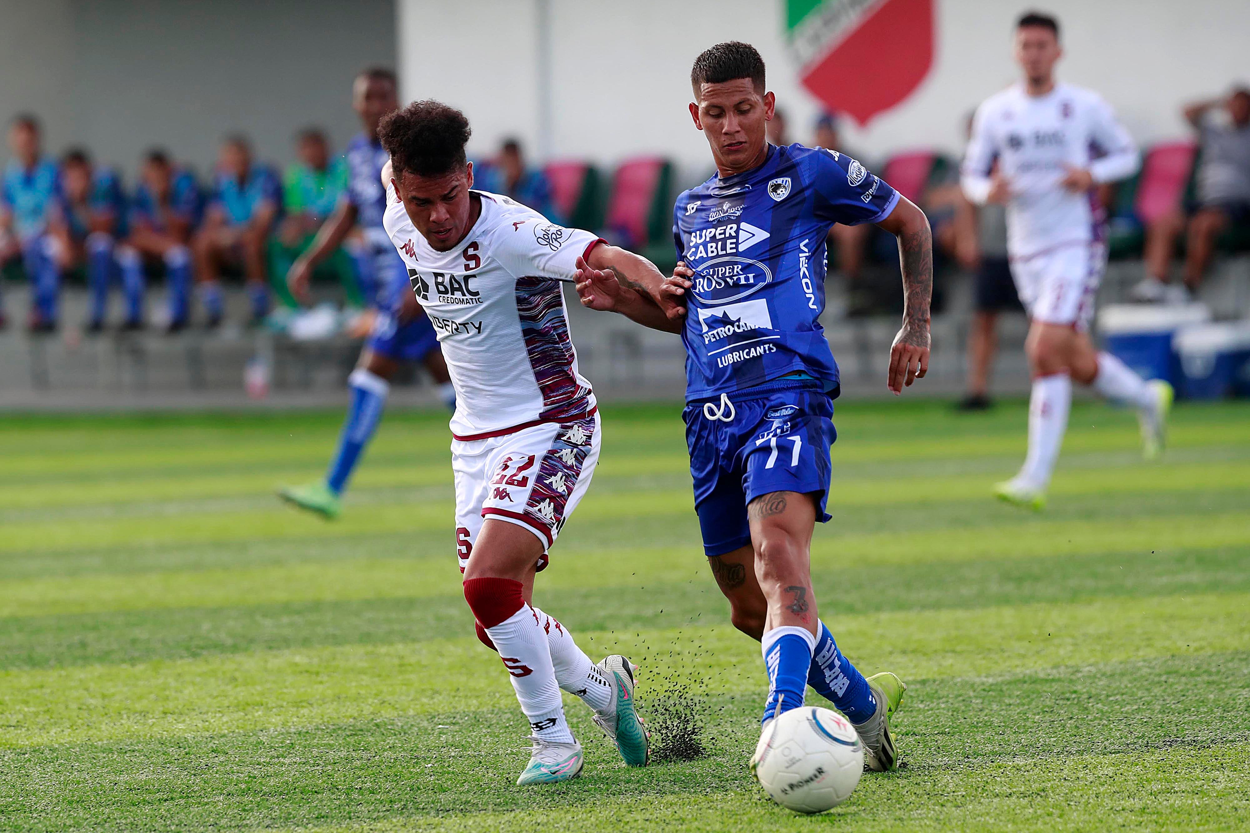 23/11/2023 Estadio Rafael Bolaños, Alajuela. El Municipal Grecia recibió al Deportivo Saprissa, en partido de la jornada 21 del Torneo de Apertura, Liga Promérica 2023.