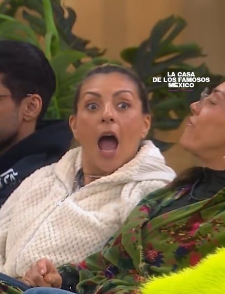 La actriz Cynthia Klitbo en la Casa de los famosos.
