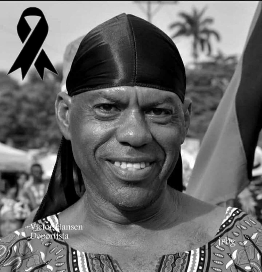 Víctor Hanzell, entrenador de atletismo. Facebook.