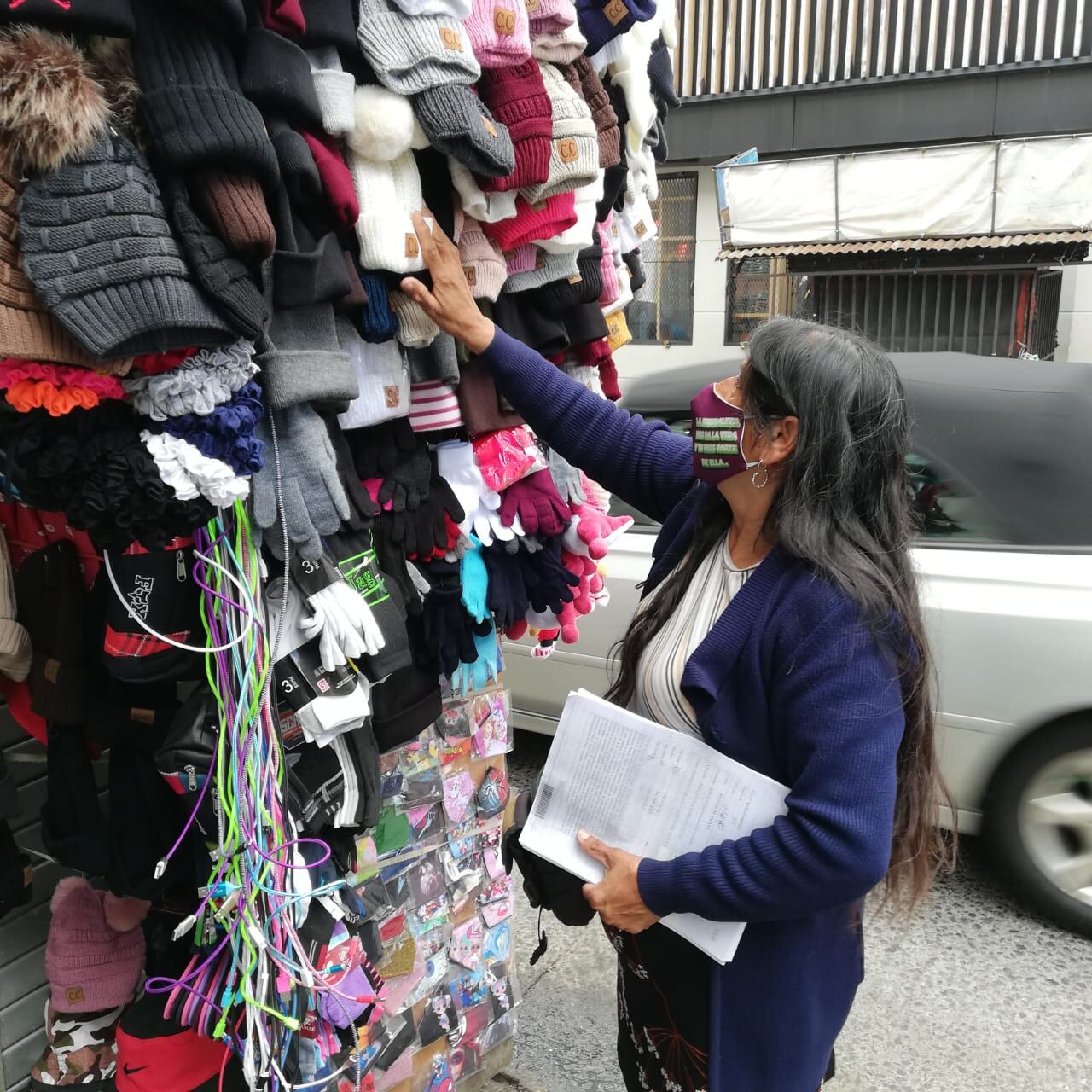 Doña María Rodríguez Bustos tiene 25 años de tener un tramo en San José y el 3 de febrero se lo arrancarán