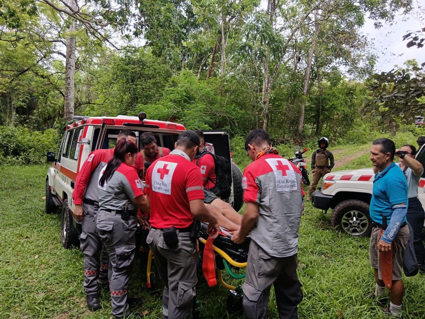 El adulto mayor fue trasladado a la Clínica de Esparza