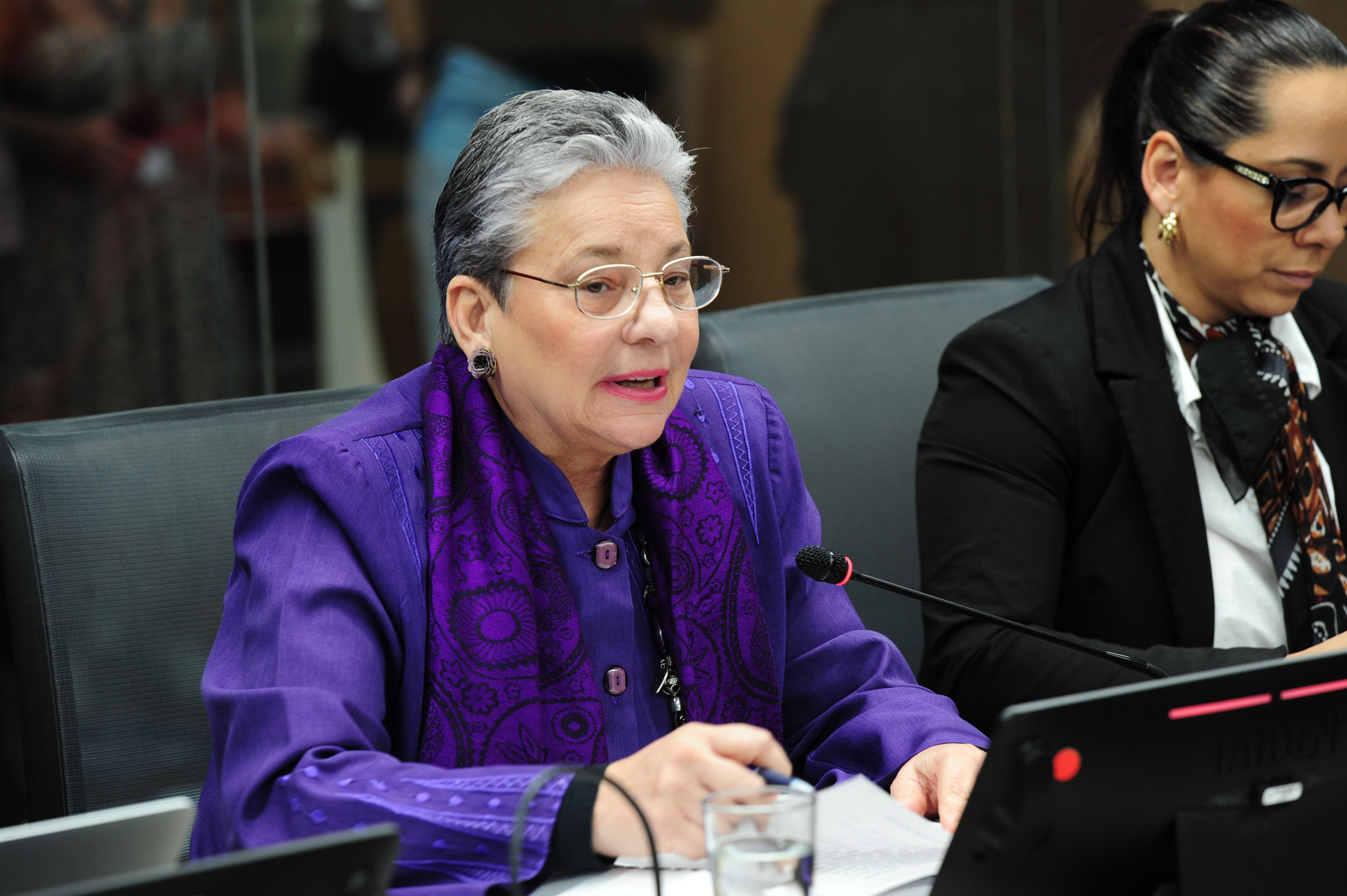 Anna Katharina Müller en la Asamblea Legislativa
