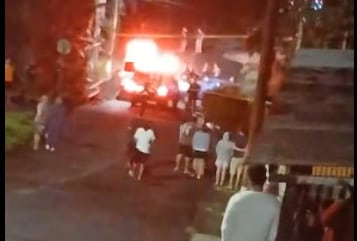 La balacera causó terror entre los vecinos.