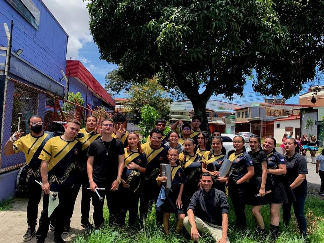 Costa Rica celebrará el próximo 15 de setiembre sus 201 años de Independencia y para eso habrá desfiles de escuelas y colegios en todo el país, eso sí, el ministerio de Educación tomó la decisión de dejar por fuera de toda celebración a las bandas comunales. En la foto, la banda comunal de San Sebastián en San José.