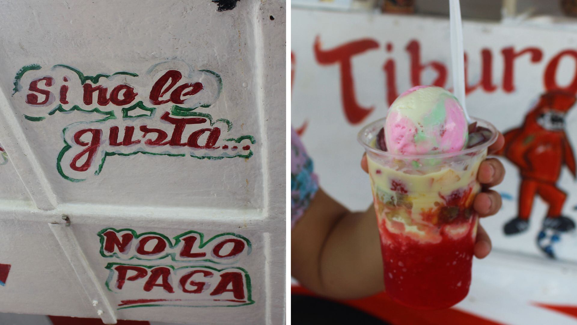 Óscar Freney llega todos los días a las 5 a. m. a su puesto para preparar sus ingredientes.