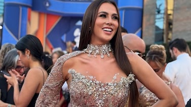 “Me paraban cada dos pasos”: El vestido de Karina Ramos que enamoró en los Latin Grammy
