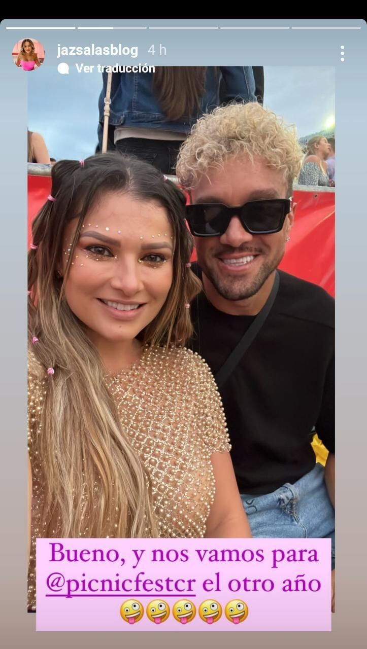 Jasmine Salas y Cristian Bolaños