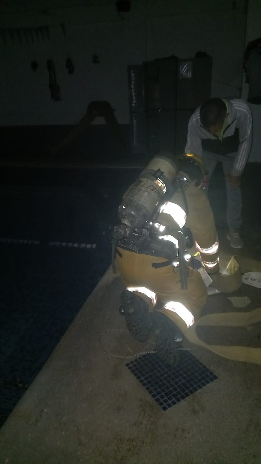 Incendio en Curridabat. Foto