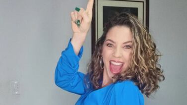 Algo inesperado le pegó el susto de la vida a Lussania Víquez mientras grababa un video